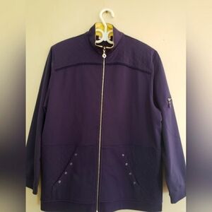 Draper's & Damon's zipper sweat shirt